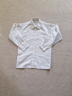Classic Boy's Beige Button-Up Shirt